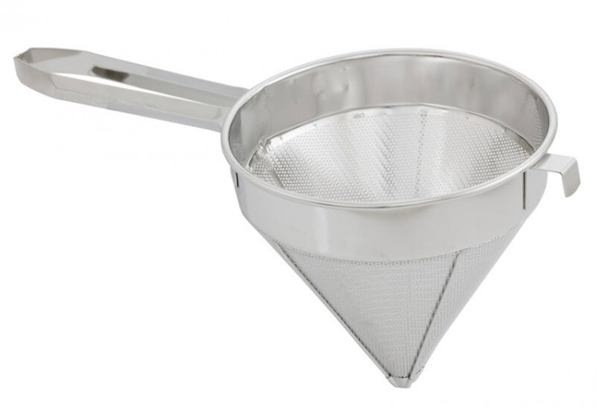 Tammy sieve: a conical fine-meshed sieve