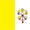 The Flag of Vatican City.
